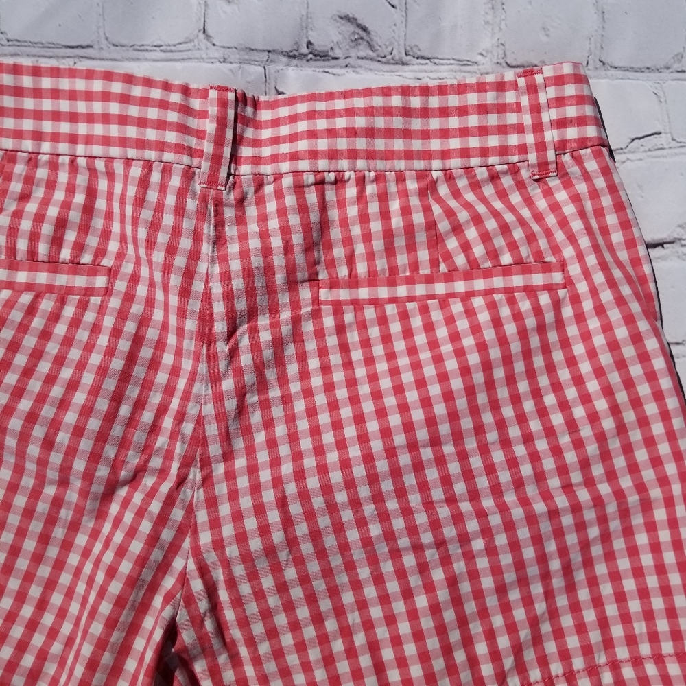 J.Crew Sonoma Gingham sz 8 red and white shorts - Picture 8 of 8